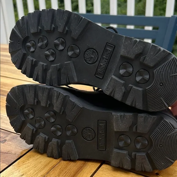 NWT Timberland Chukka Boots Mens 8.5 Black Lace Ip Chunky 41050 Rugged Street 2 - Picture 5 of 7